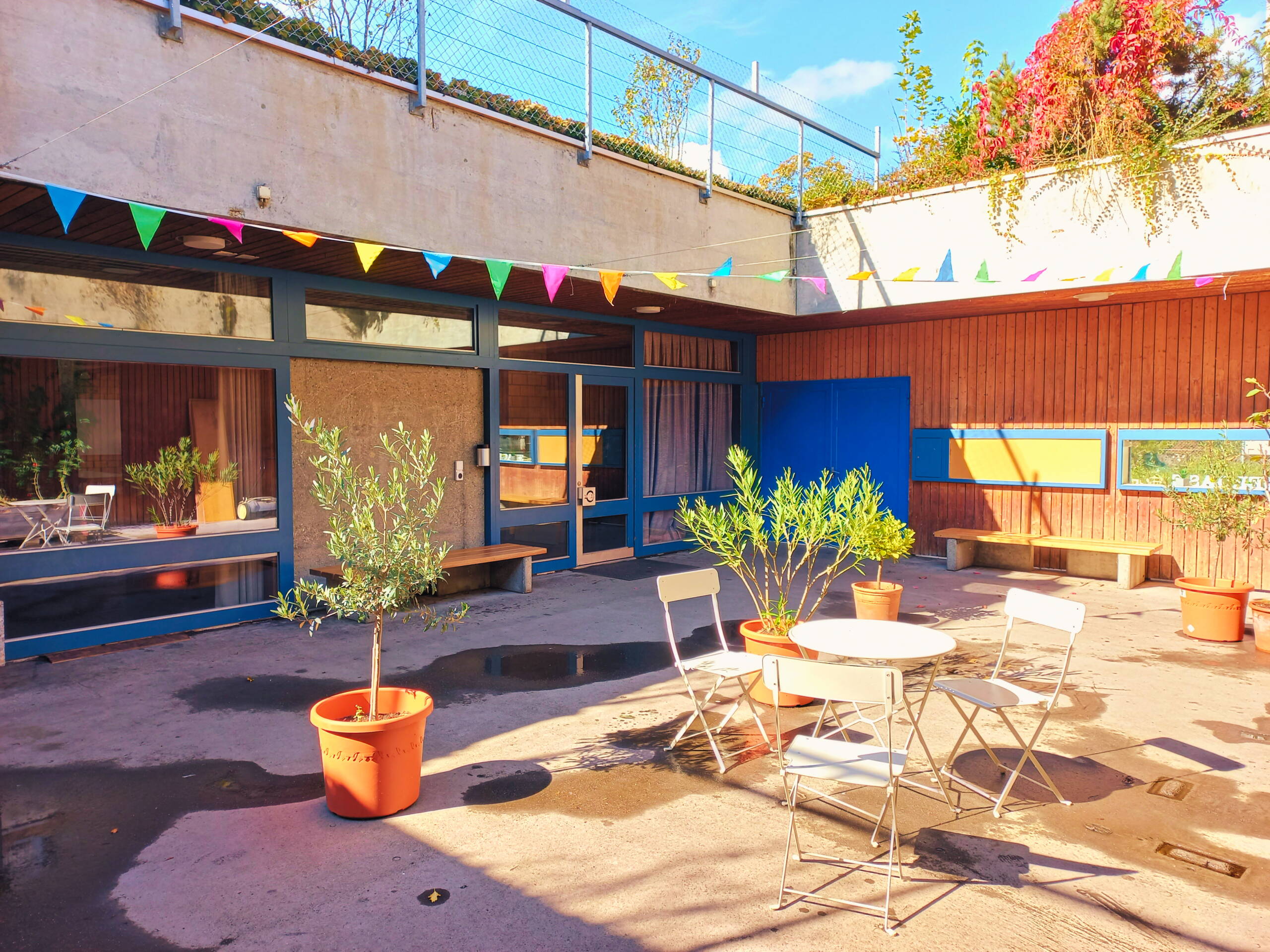 innenhof quartierzentrum gäbelbach Innenhof QZ Gäbelbach